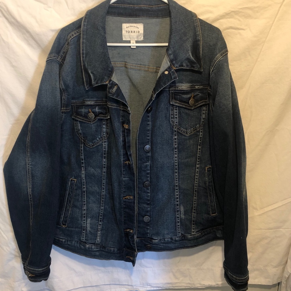 Torrid Blue Jean Jacket - Picture 6 of 8